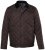 JP1880 811805 Quiltad jacka med manchesterkrage Svartbrun - Jackor - Stora jackor - 2XL-12XL