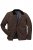 JP1880 811805 Quiltad jacka med manchesterkrage Svartbrun - Jackor - Stora jackor - 2XL-12XL