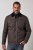 JP1880 811805 Quiltad jacka med manchesterkrage Svartbrun - Jackor - Stora jackor - 2XL-12XL