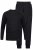 JP1880 Two-piece Pyjamas Long Sleeve and Long Trousers Black - Underkläder & badkläder - Stora underkläder för män
