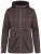 Ulla Popken 812880 Stickfleecejacka med teddyfleece Taupe - Fleecekläder - 