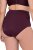 Ulla Popken 813137 Formande trosor med hög midja Vinröd - Shapewear - 