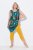Ulla Popken 815580 3/4-strumpleggings med skavskydd 80 den Senapsgul - Strumpbyxor & strumpor - 