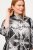 Ulla Popken 816673 Oversizekavaj i jacquard med 3/4-ärm Svart - Kavajer - Damkavajer i stora storlekar