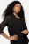 Ulla Popken 817211 Oversize chiffongjacka med sjalkrage Svart - Jackor - Damjackor i stora storlekar