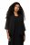 Ulla Popken 817211 Oversize chiffongjacka med sjalkrage Svart - Jackor - Damjackor i stora storlekar