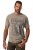 JP1880 Comfortable Fit Vintage Look T-Shirt Ash Gray - T-shirts - Stora T-shirts - 2XL-14XL