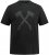 JP1880 Double Axe Design & Vintage Look T-Shirt Black - T-shirts - Stora T-shirts - 2XL-14XL