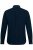 JP1880 Modern Fit Buttoned Collar Cotton Shirt Navy Blue - Skjortor - Stora skjortor - 2XL-8XL