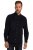JP1880 Modern Fit Buttoned Collar Cotton Shirt Navy Blue - Skjortor - Stora skjortor - 2XL-8XL