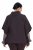 Ulla Popken 820620 Ponchotröja med polokrage Mahognybrun - Ponchos & capes - 
