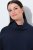 Ulla Popken 820620 Ponchotröja med polokrage Mörkblå - Ponchos & capes - 