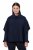Ulla Popken 820620 Ponchotröja med polokrage Mörkblå - Ponchos & capes - 