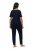 Ulla Popken 821244 Prickig pyjamas Mörkblå - Pyjamas/Loungewear - 