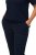 Ulla Popken 821244 Prickig pyjamas Mörkblå - Pyjamas/Loungewear - 