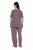 Ulla Popken 821244 Prickig pyjamas Brun - Pyjamas/Loungewear - 
