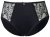 Ulla Popken 822864 Blommiga trosor med spets Svart - Trosor - 