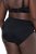 Ulla Popken 822864 Blommiga trosor med spets Svart - Trosor - 