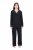Ulla Popken 823030 Pyjamas med skjortkrage Svart - Pyjamas/Loungewear - 