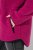 Ulla Popken 823371 Teddyjacka med huva och quiltade fickor Fuchsia - Fleecekläder - 