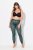 Ulla Popken 823383 Prickiga strumpleggings Olivgrön - Strumpbyxor & strumpor - 