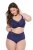 Ulla Popken 825676 Formande trosor med hög midja Kungsblå - Shapewear - 