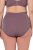 Ulla Popken 825788 Trosor med hög midja och spets Brun - Trosor - 