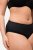 Ulla Popken 825790 Blommiga trosor med spets Svart - Trosor - 