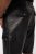 JP1880 Leather Shorts Cargo Pockets Lamb Nappa Leather Black - Shorts - Stora shorts W40-W60