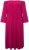Ulla Popken 827740 Jerseyklänning med 3/4-ärm Rosa - Midiklänningar - Midiklänningar för dam i stora storlekar