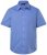 Men+ 756 Kortärmad Business-skjorta med klassisk krage Ljusblå - Skjortor - Stora skjortor - 2XL-8XL