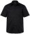 Men+ 758 Kortärmad Business-skjorta med öppen krage Svart - Skjortor - Stora skjortor - 2XL-8XL
