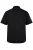 Men+ 758 Kortärmad Business-skjorta med öppen krage Svart - Skjortor - Stora skjortor - 2XL-8XL