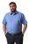 Men+ 758 Kortärmad Business-skjorta med öppen krage Ljusblå - Skjortor - Stora skjortor - 2XL-8XL
