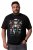 Men+ 148 T-shirt bellyfit Tomte på motorcykel Svart - T-shirts - Stora T-shirts - 2XL-14XL