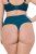 Ulla Popken 832864 Stringtrosor med spets Petrol - Trosor - 