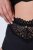 Ulla Popken 832874 Trosor med hög midja och spets 3-pack Brun - Trosor - 