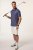 JP1880 Jay-Pi QuickDry Small Print Golf Polo Shirt Navy Blue - Pikétröjor - Stora pikétröjor - 2XL-8XL