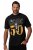 JP1880 AC/DC Graphic Band T-Shirt Black - T-shirts - Stora T-shirts - 2XL-14XL