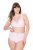 Ulla Popken 834307 Formande trosor med spets Rosa - Shapewear - 