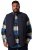 Men+ 464 Quiltad väst med collegekrage Mörkblå - Jackor - Stora jackor - 2XL-12XL