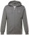 Men+ 851 Hoodie med dragkedja Gråmelerad - Tröjor & hoodies - Stora hoodies & tröjor - 2XL-14XL