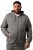 Men+ 851 Hoodie med dragkedja Gråmelerad - Tröjor & hoodies - Stora hoodies & tröjor - 2XL-14XL