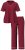 Ulla Popken 835397 Kortärmad pyjamas med skjortkrage Lila - Pyjamas/Loungewear - 