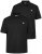 Men+ 258 Pikétröja Svart 2-pack - Pikétröjor - Stora pikétröjor - 2XL-8XL