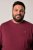 Men+ 307 Långärmad T-shirt Aubergine - T-shirts - Stora T-shirts - 2XL-14XL