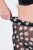 Ulla Popken 836803 Blommiga skavskyddsshorts Svart - Skavskyddsshorts - 