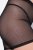 Ulla Popken 836805 Prickiga skavskyddsshorts Svart - Skavskyddsshorts - 
