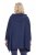 Ulla Popken 837190 Loungeponcho med huva Mörklila - Pyjamas/Loungewear - 