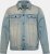 STHUGE 837222 Jeansjacka med bröstfickor Ljusblå - Jackor - Stora jackor - 2XL-12XL
